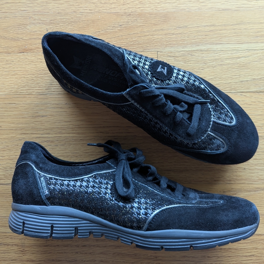 Mephisto Black Leather Sneakers 9 (P2)